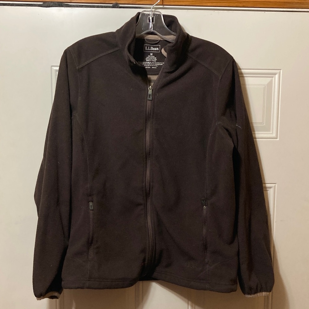 L.L. Bean Brown Fleece Performance Jacket M